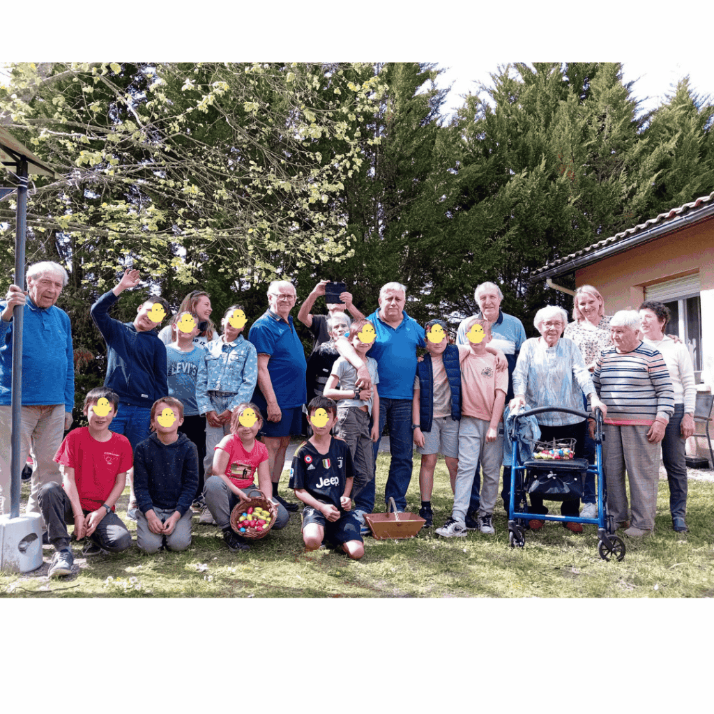 EHPAD Martignas-sur-Jalle - Chasse aux oeufs intergénérationnelle 2025